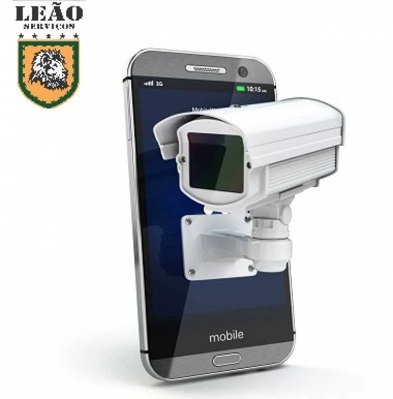 Câmeras de vigilância ligadas ao celular