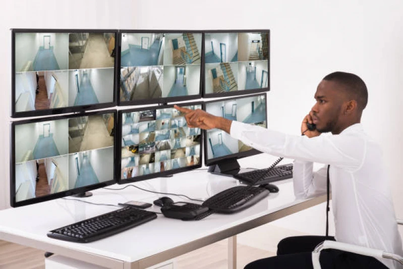 Monitoramento de câmeras predial